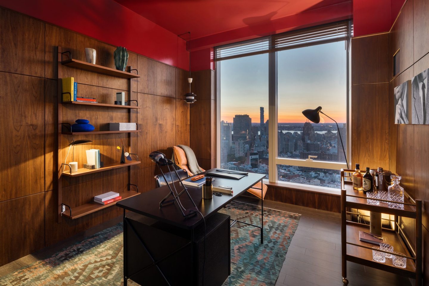 One Manhattan Square 书房与居家办公陈设参考
