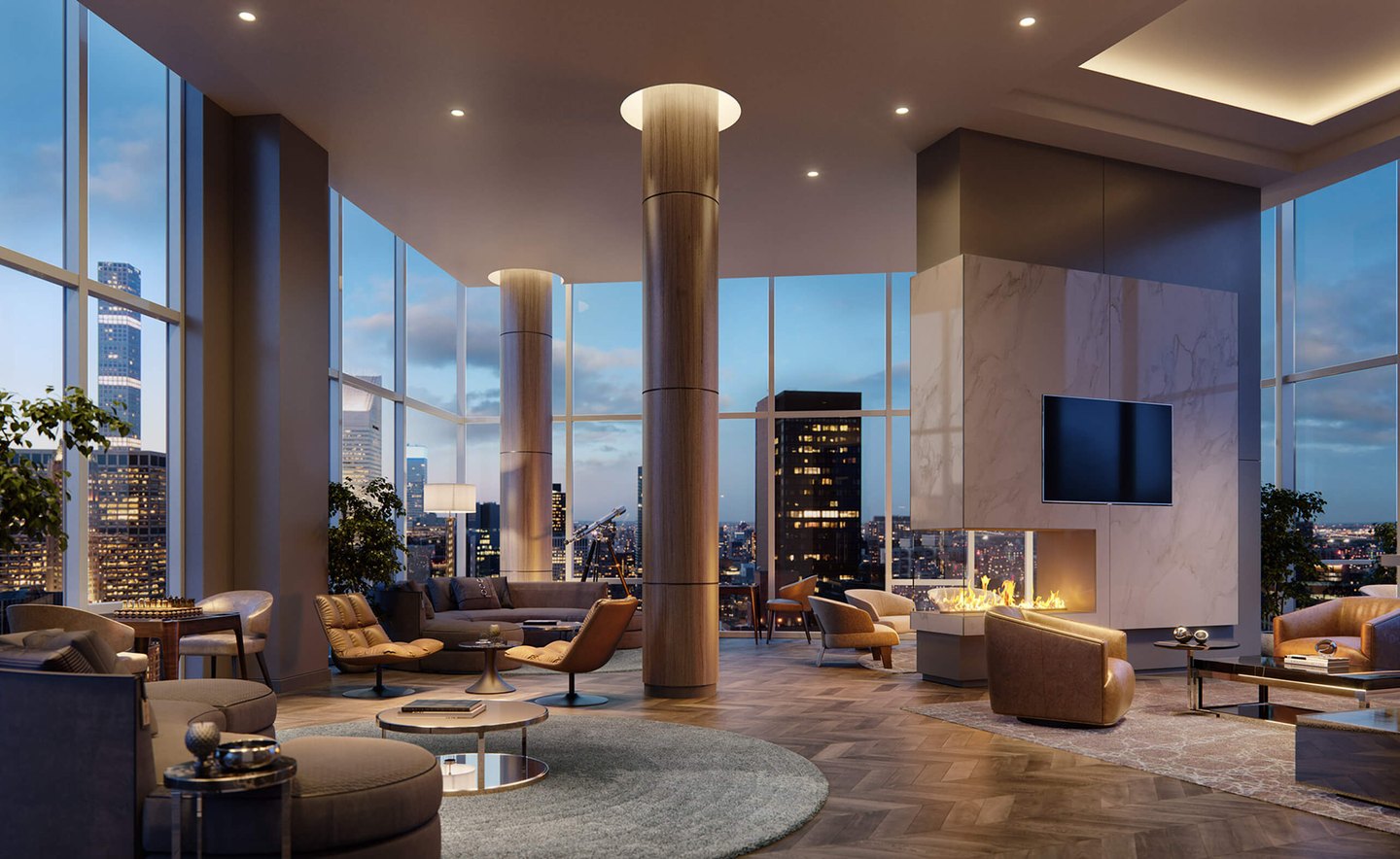 SUMMIT NYC 空中休息厅官方效果参考图